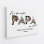 4691CGE2 fur den besten papa der welt personalisierte leinwand papa mit foto 4691C8T5B