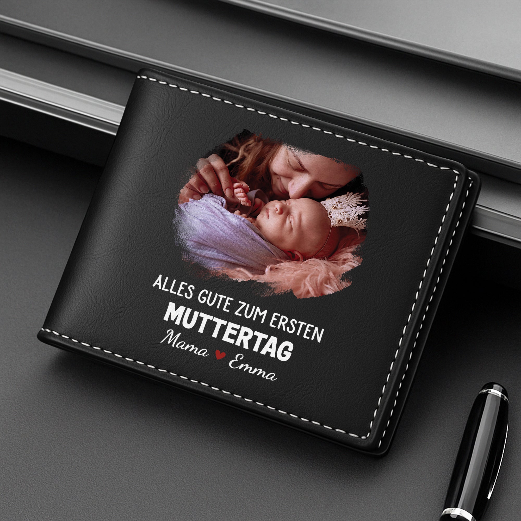 4734JGE2 alles liebe zum ersten vatertag geldborse herren personalisiert_ papa mit foto 4734JKQ5B