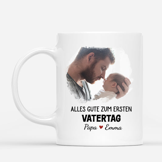 4734MGE1 unser erster vatertag zusammen personalisierte tasse papa mit foto 4734MKQ5B