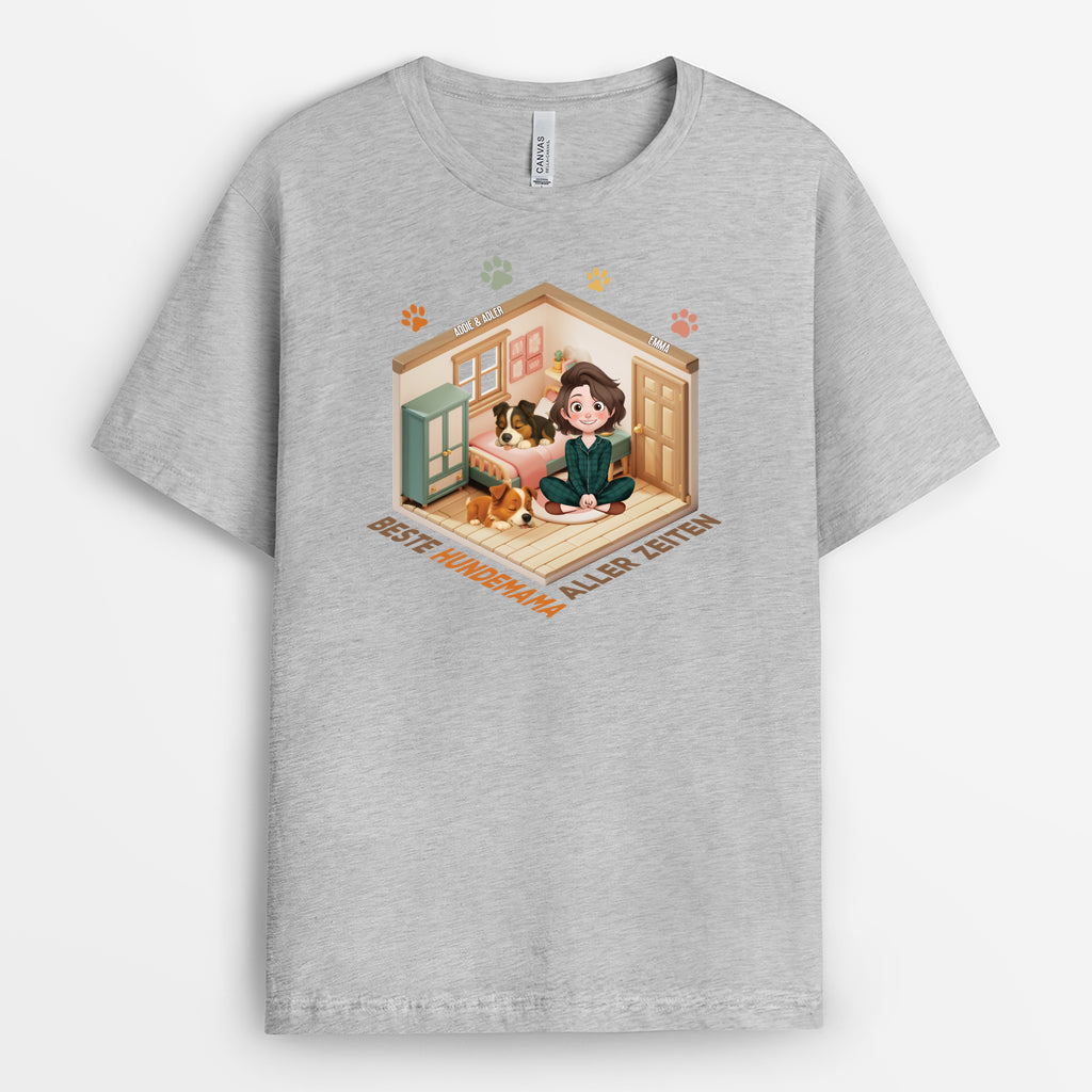 4775AGE2 bester hundepapa aller zeiten hausmodell personalisierte hunde t shirts 4775A