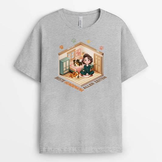 4775AGE2 bester hundepapa aller zeiten hausmodell personalisierte hunde t shirts 4775A