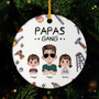 4785OGE1 3d druck effekt papas gang werkzeug cartoon personalisierte keramik ornamente papa 4785OKT0B