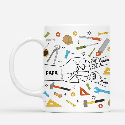 4786MGE1 3d druck effekt papa kinder werkzeuge fur die baustelle personalisierte tasse papa 4786MKKTB