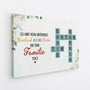 4787CGE2 familienliebe ist das grosste geschenk kreuzwortratsel personalisierte leinwand familie_ 4787C8QAC