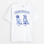 4801AGE1 hundpapa blue toile fabric personalisierte hunde t shirts 4801A68TB