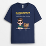 4808AGE2 definition katzenpapa cartoon schwarzes t shirt katze personalisiert 4808AKH0D