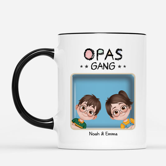 4811MGE2 3d druck effekt mamas gang cartoon buntstifte weltkarte personalisierte tasse mama 4811M5M0B
