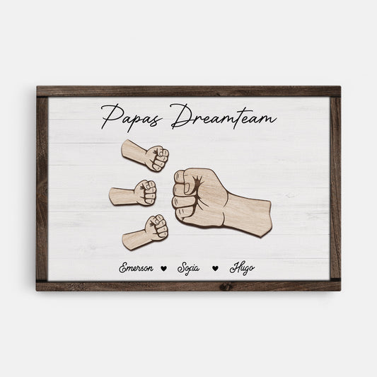 4815CGE1 papas dreamteam personalisierte leinwand papa 4815C6Q5B_f1345721 1a1b 4d8d 896a a0683b332ad4