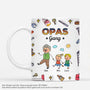 4825GE1 3d druck effekt papas gang werkzeuge strichmannchen personalisierte tasse papa 4825