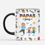 4825GE2 3d druck effekt papas gang werkzeuge strichmannchen personalisierte tasse papa 4825