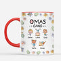 4827MGE2 3d druck effekt papas gang kinder buntstifte strichmannchen personalisierte tasse papa 4827M5M5B