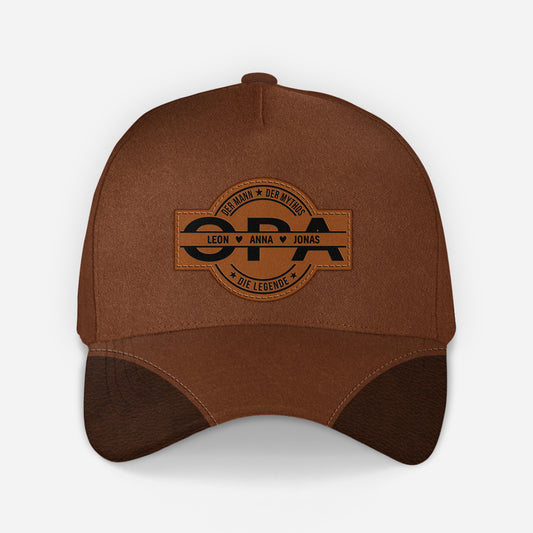 4849JGE2 papa der mann der mythos die legende weltkarte personalisierte cap papa 4849J8MNB