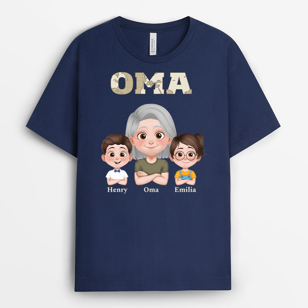 4857AGE2 papas gang kinder weltkarte armeemuster t shirt papa personalisiert_ 4857A5T0B