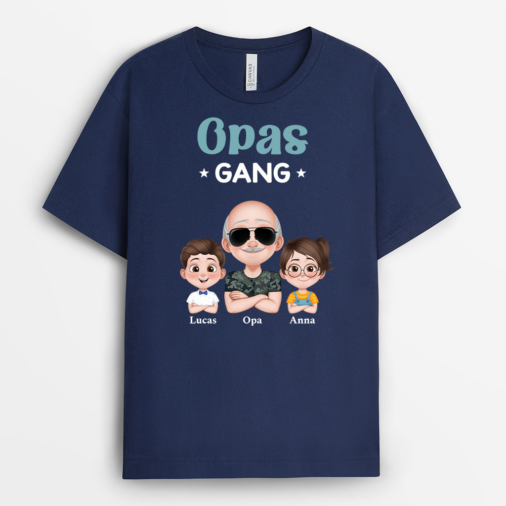 4861AGE2 papas gang kinder armeemuster t shirt papa personalisiert_ 4861A5H0B