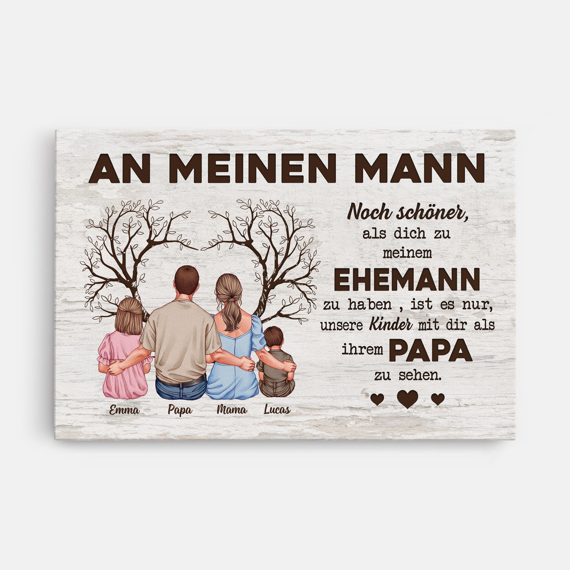 4864CGE1 an meinen mann schonnen vatertag personalisierte leinwand papa_ 4864C6YTB