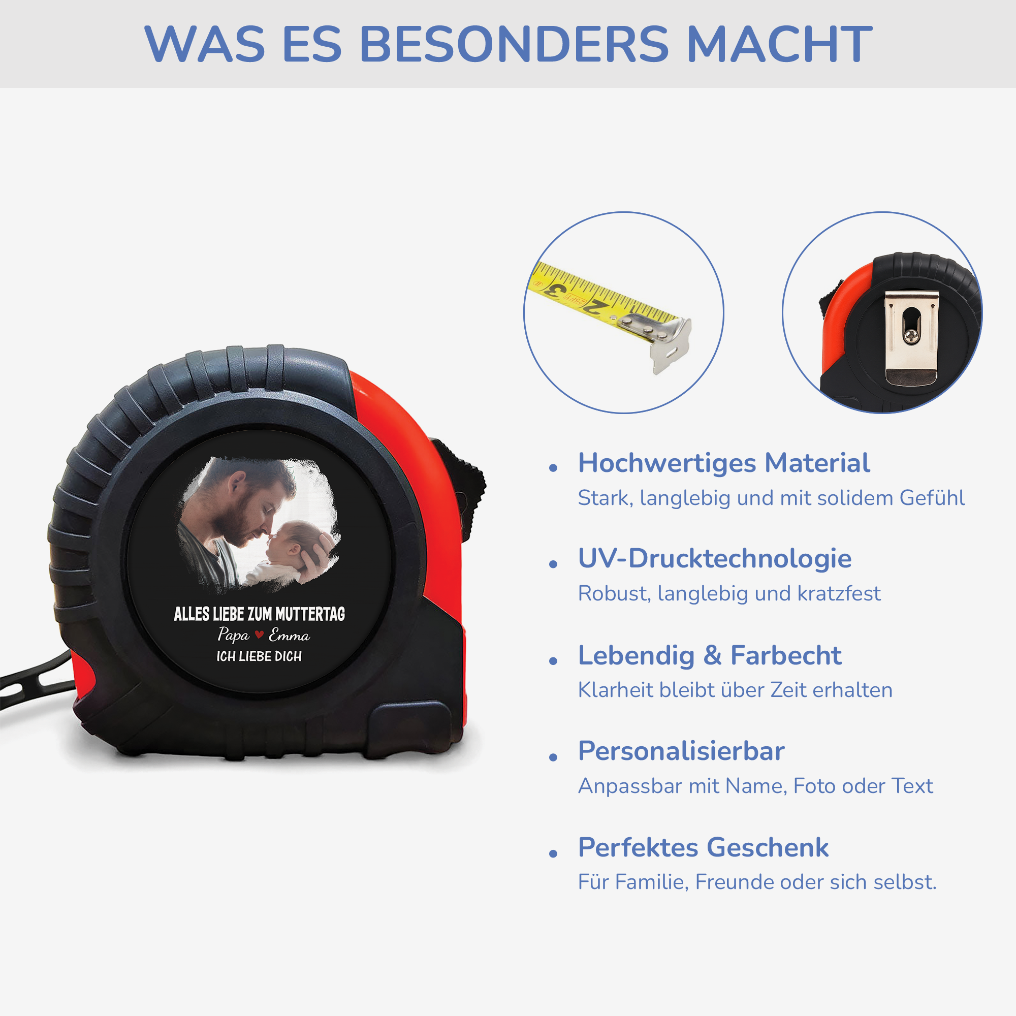 4875OGE4 alles gute zum vatertag massband personalisiert papa mit foto 4875OKN5B