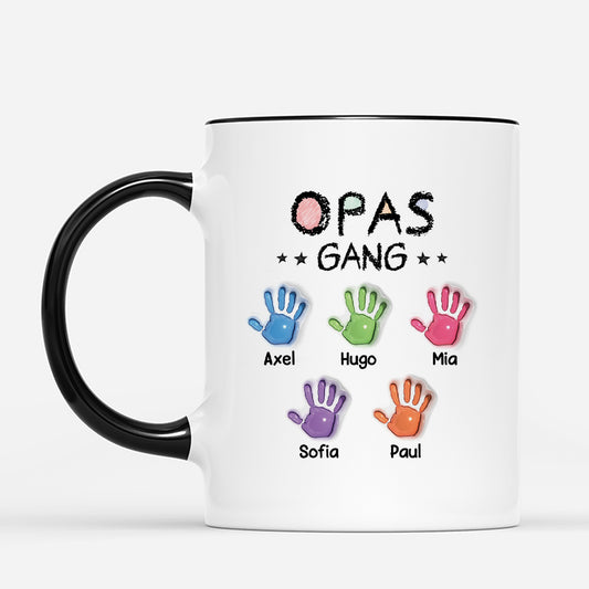 4897MGE2 3d druck effekt papas gang handabdruck personalisierte tasse papa 4897M8Q5B