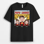 4899AGE1 papa des jahres t shirt papa personalisiert 4899A3GTB