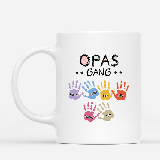 4914MGE1 papas gang handabdruck buntstifte personalisierte tasse papa_ 4914M6H5B