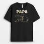 4916AGE1 papa kinder mit faust weltkarte t shirt papa personalisiert_ 4916A3I8B