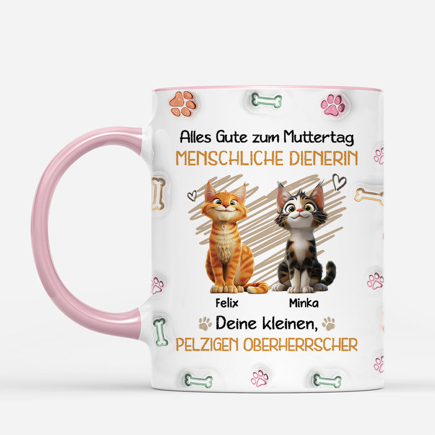 4918MGE2 3d druck effekt kleine pelzige oberherrscher katzen tasse personalisiert_ muttertag vatertag 4918MKQ0D