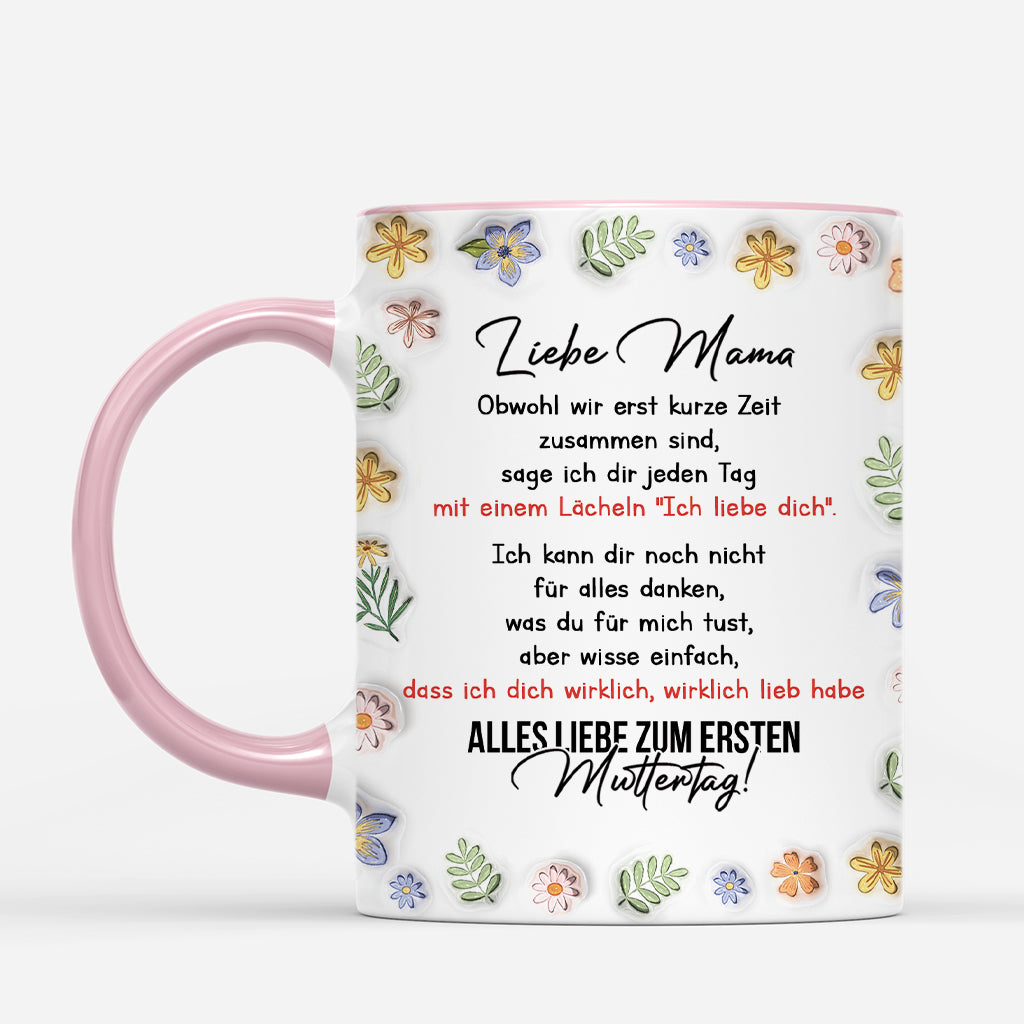 4920MGE2 3d druck effekt lieber papa frohen ersten vatertag personalisierte tasse papa mit foto_ 4920M8T5B