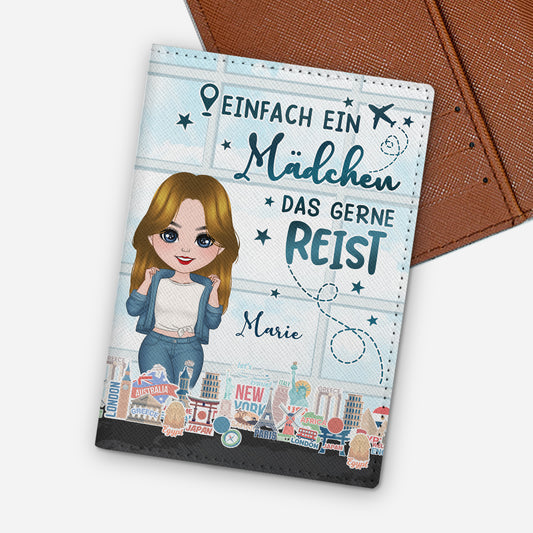 4947OGE1 ein madchen das reisen liebt reisepasshulle personalisiert_ frauen 4947O3LNA