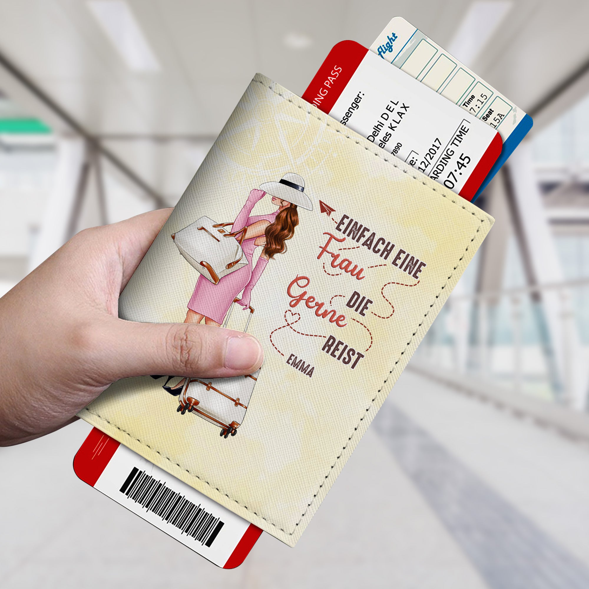 4976OGE2 einfach eine frau die gerne reist reisepasshulle personalisiert_ frauen 4976OKQMA