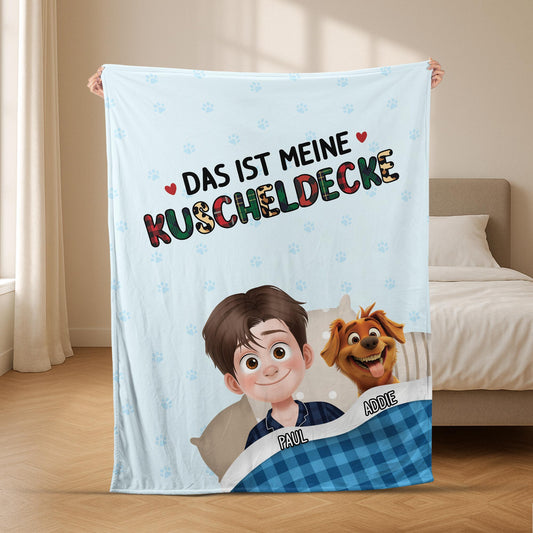 4988BGE2 offizielle nickerchen decke fleecedecke personalisiert_ hunde 4988B8MC