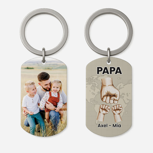 4998JGE1 papa aluminium schlusselanhanger papa personalisiert_ mit foto 4998J3QAB