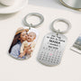 5011JGE2 als du mama papa wurdest aluminium schlusselanhanger personalisiert mit foto baby 5011JKLTB