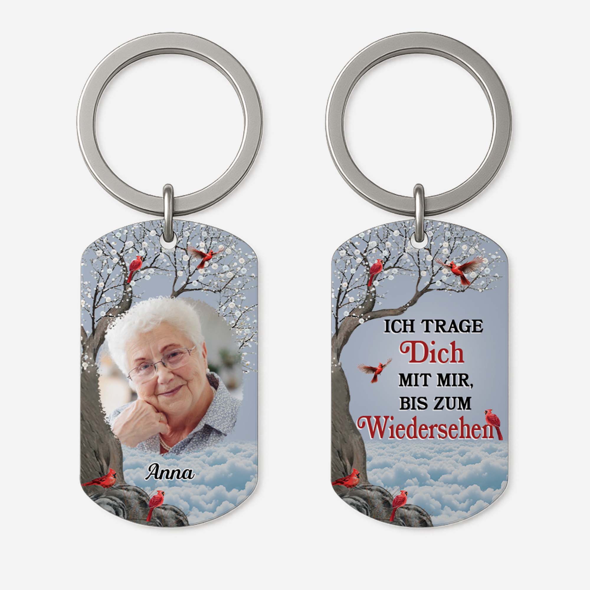 5015JGE1 erinnerungen fur immer aluminium schlusselanhanger personalisiert zur erinnerung mit foto 5015JKITA