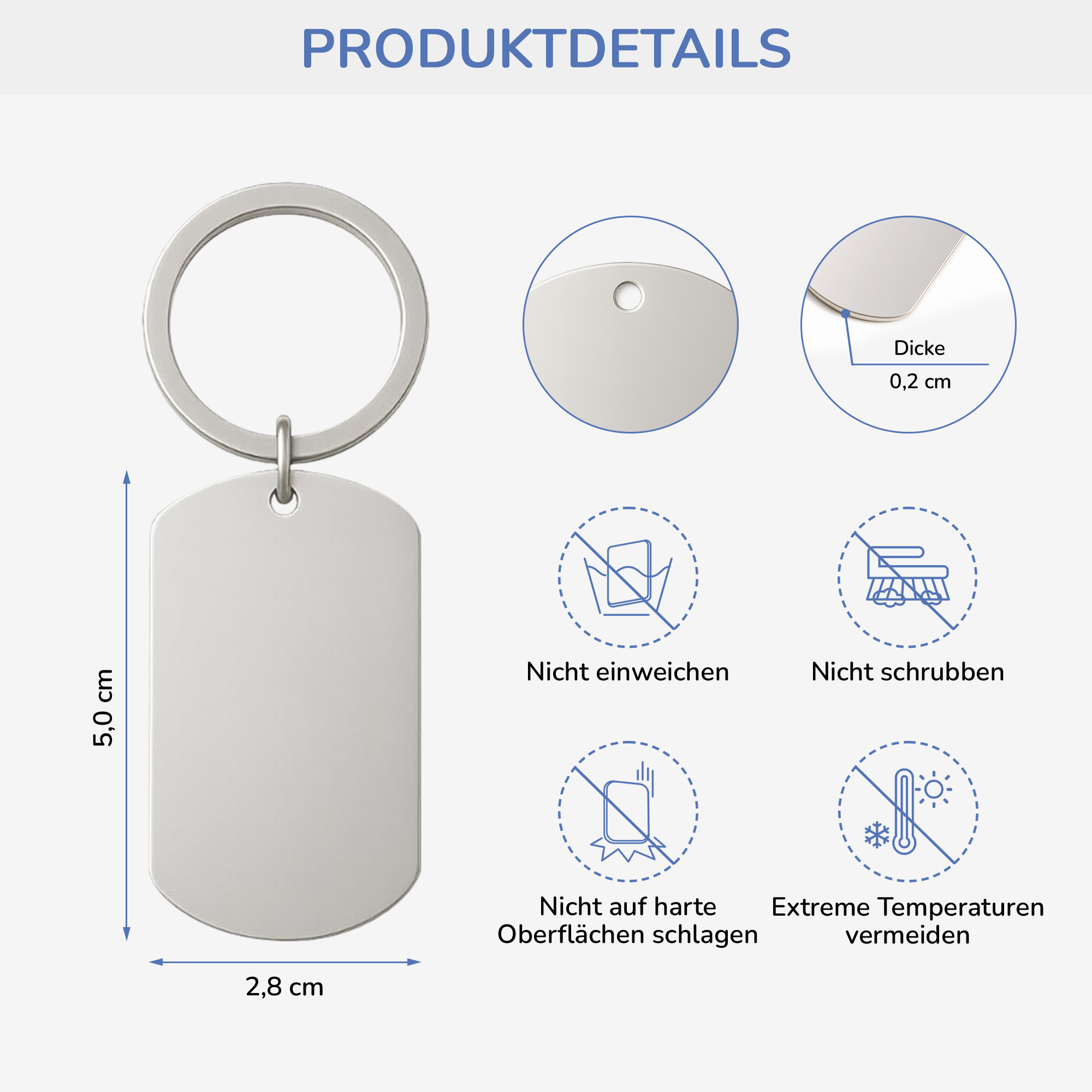 5015JGE3 erinnerungen fur immer aluminium schlusselanhanger personalisiert zur erinnerung mit foto 5015JKITA