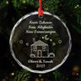 5039OGE1 personalisierte glas ornament neues zuhause neue mitglieder neue erinnerungen 5039OTMNG