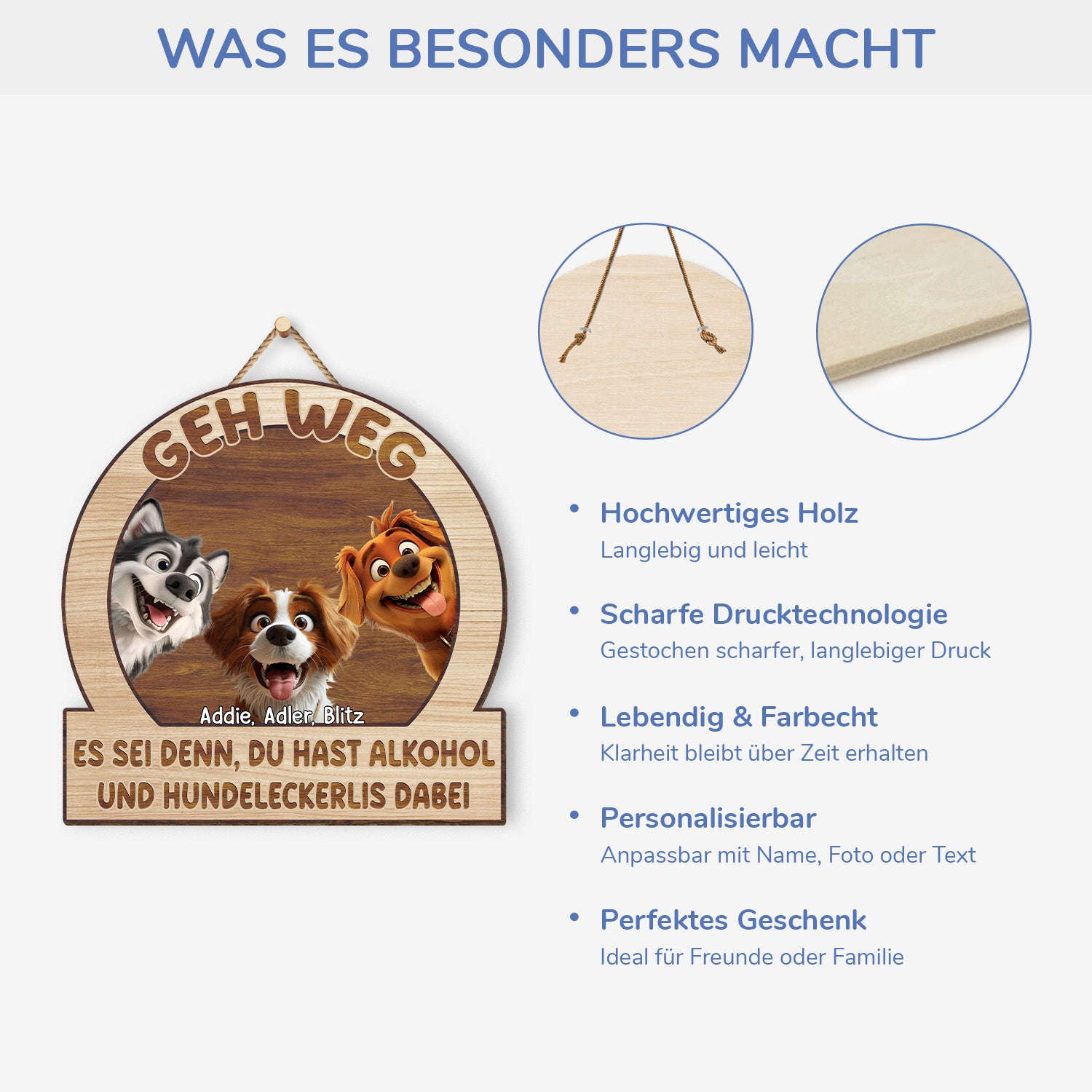 5044QGE4 lustiger spruch uber alkohol und hundeleckerlis holzschild personalisiert_ hunde 5044Q8YMC