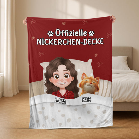 5057BGE2 offizielle nickerchen decke kuscheldecke personalisiert_ katzen 5057B36A2