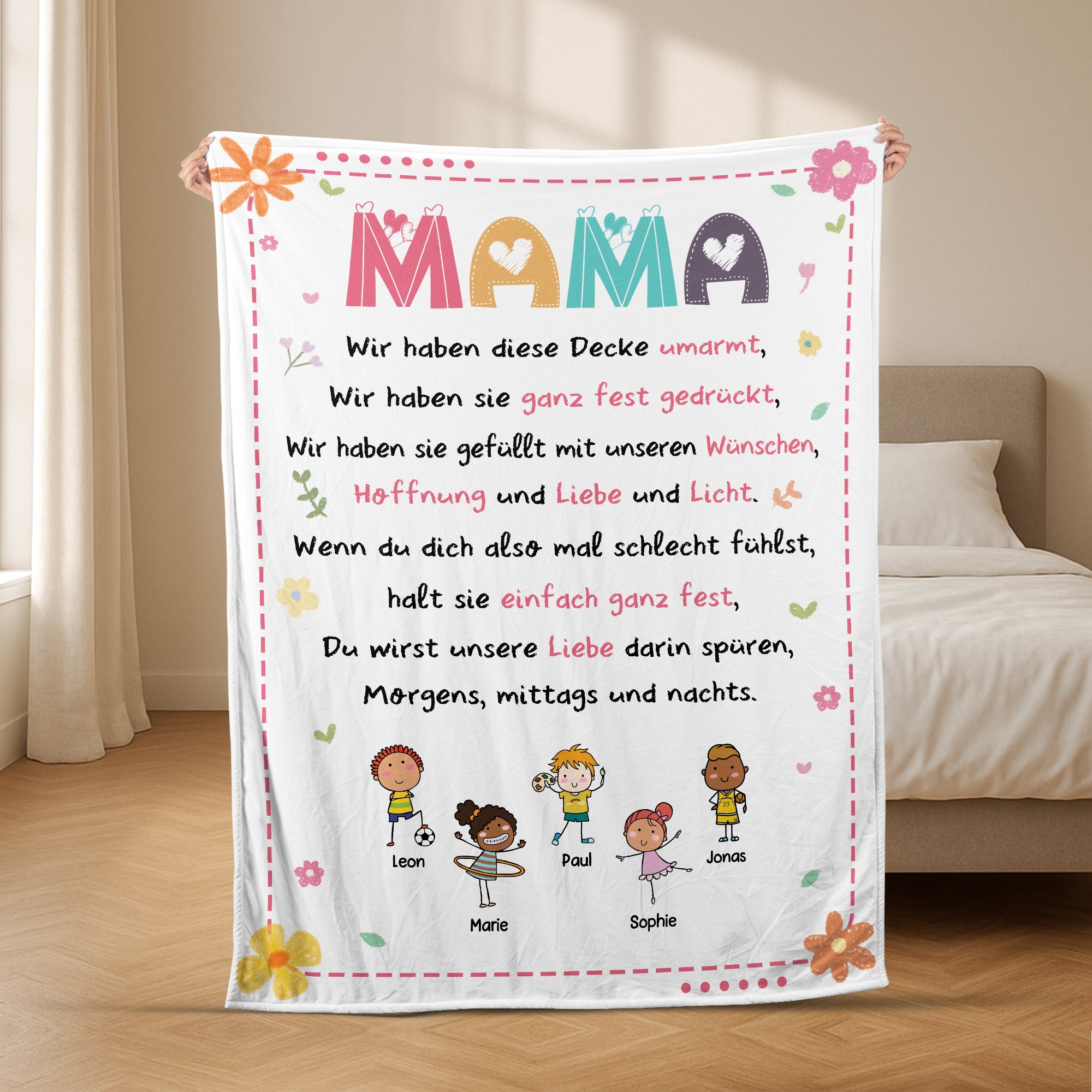 5059BGE2 omas schatze kuscheldecke personalisiert_ oma enkelkind 5059B6KNA