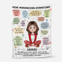 5060BGE1 yoga madchen morgenaffirmationen kuscheldecke personalisiert_ frauen 5060B6QNA