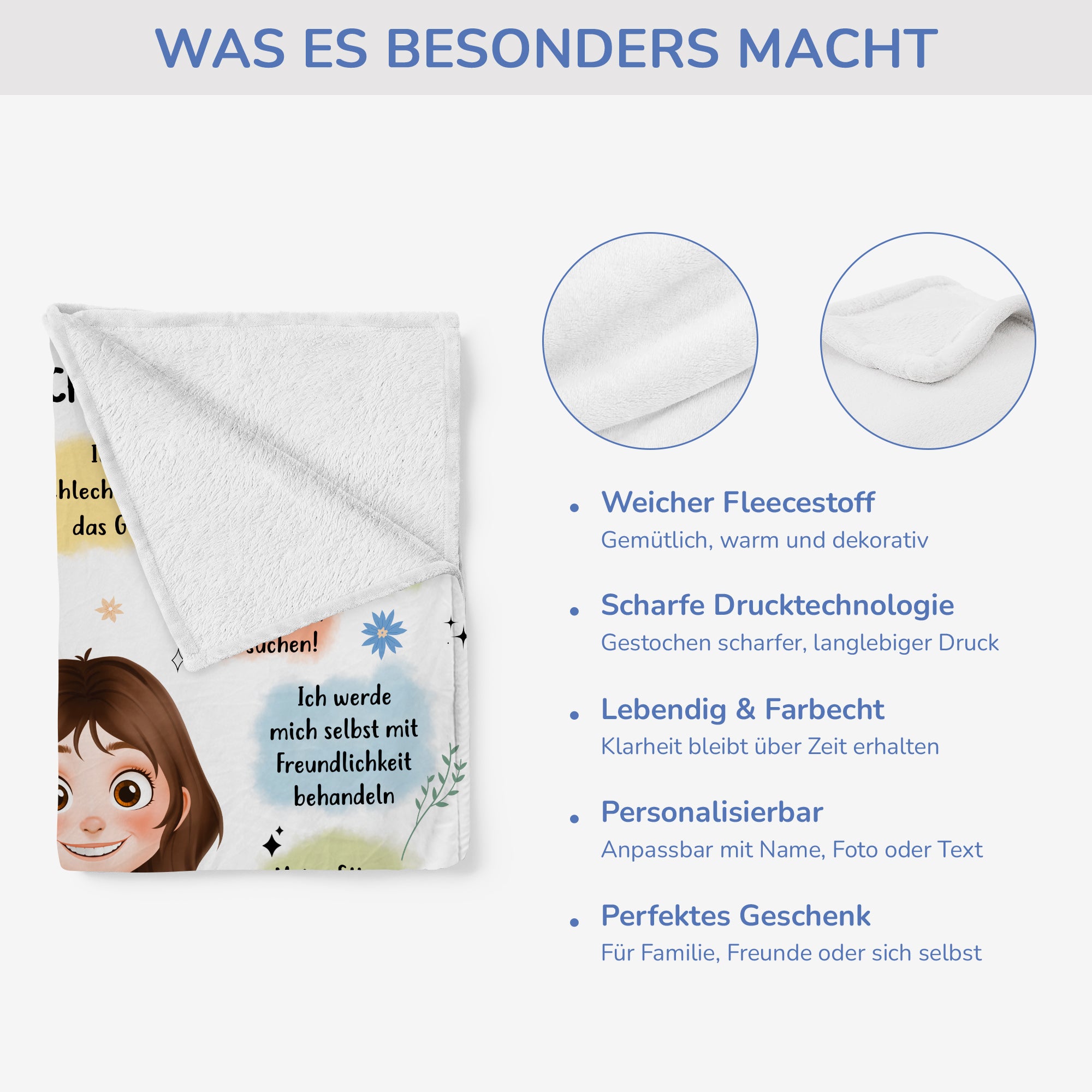 5060BGE4 yoga madchen morgenaffirmationen kuscheldecke personalisiert_ frauen 5060B6QNA