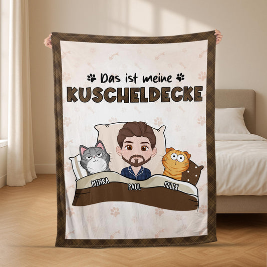 5072BGE2 das ist meine kuscheldecke kuscheldecke personalisiert_ katzen 5072B3YAD