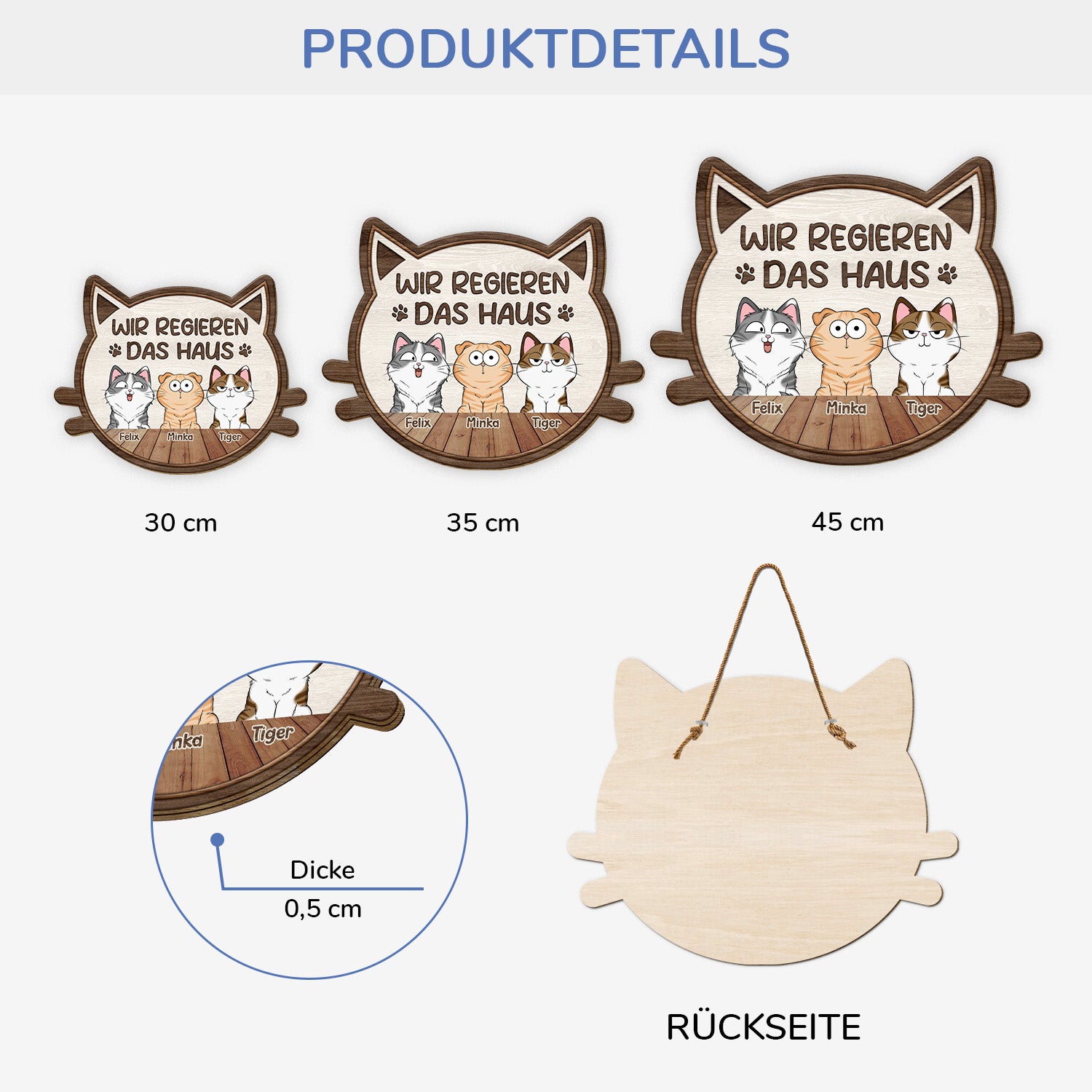 5094QGE3 wir regieren das haus holzschild personalisiert_ katzen 5094Q8ITD
