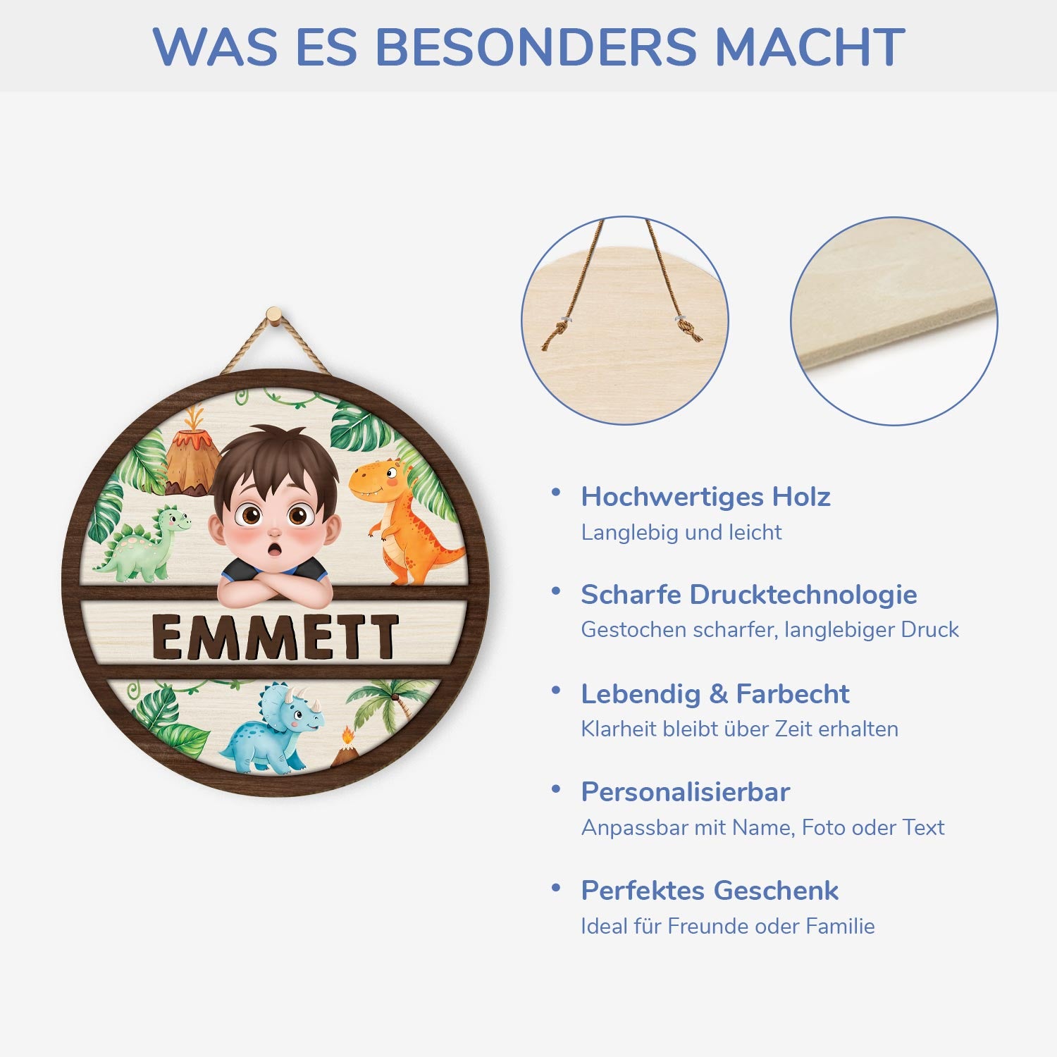 5098QGE4 dinosaurier holzschild personalisiert_ kinder 5098QKLAK