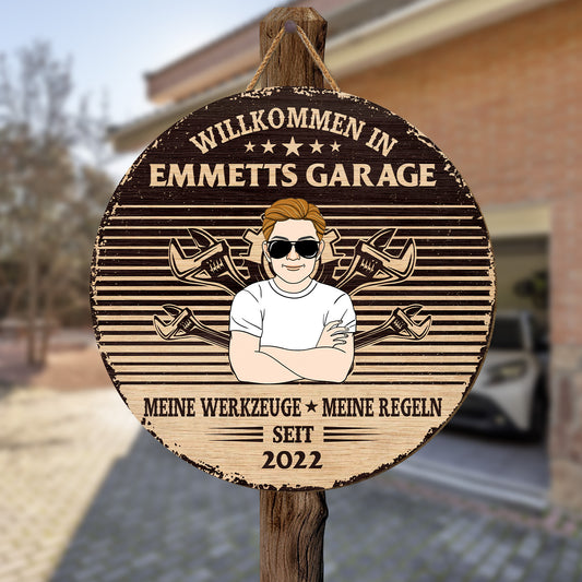 5099QGE2 meine werkzeuge meine regeln lustiges holzschild personalisiert_ herren 5099QKLMB