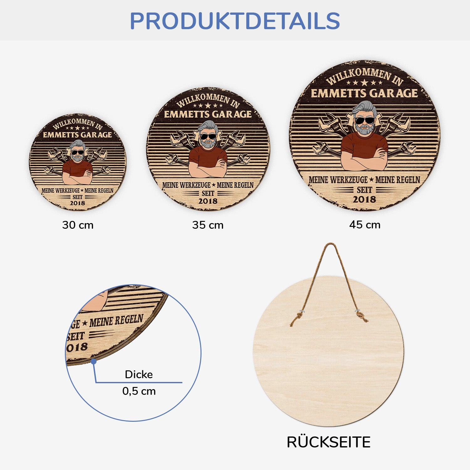 5099QGE3 meine werkzeuge meine regeln lustiges holzschild personalisiert_ herren 5099QKLMB
