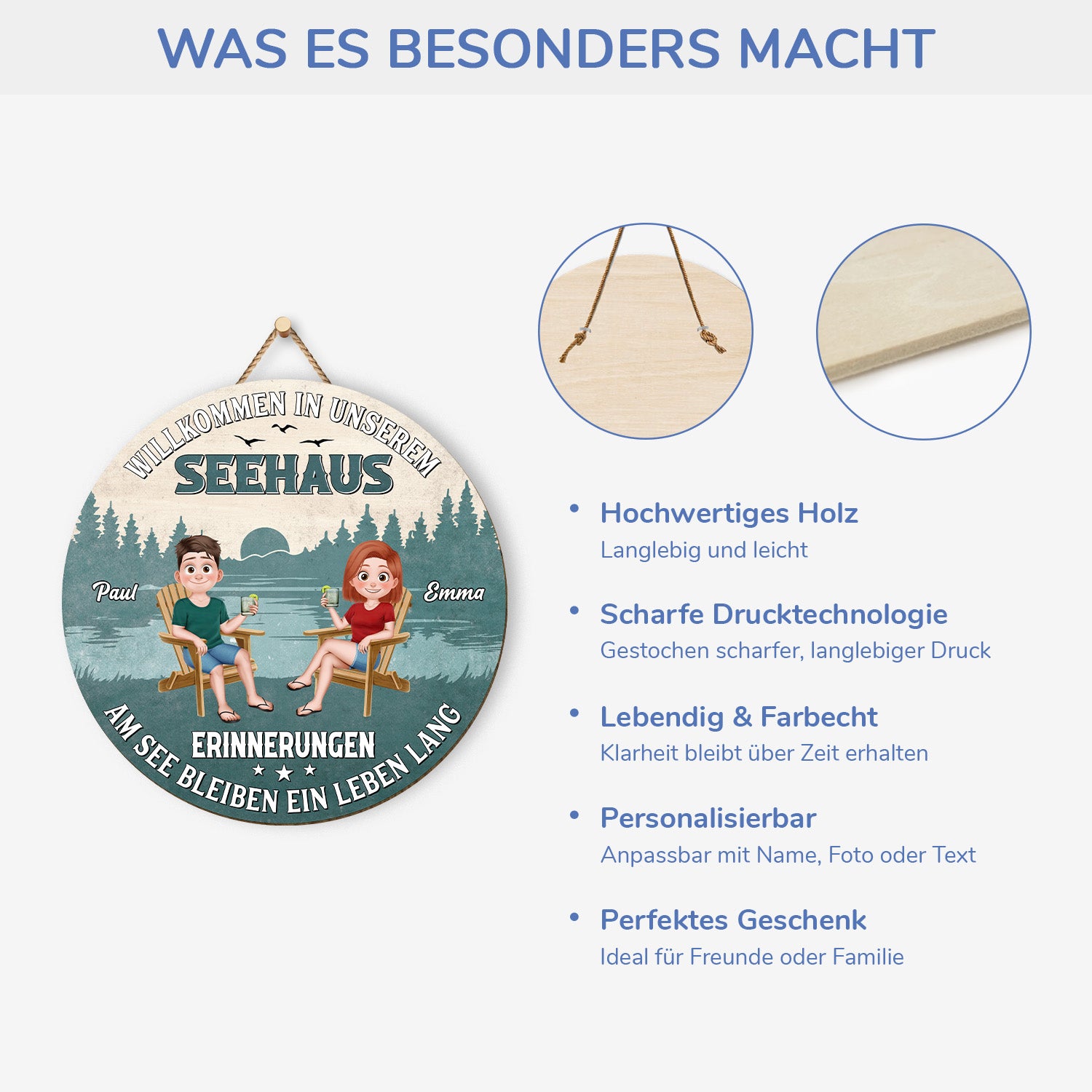 5105QGE4 willkommen in unserem seehaus holzschild personalisiert_ familie 5105QTGMI