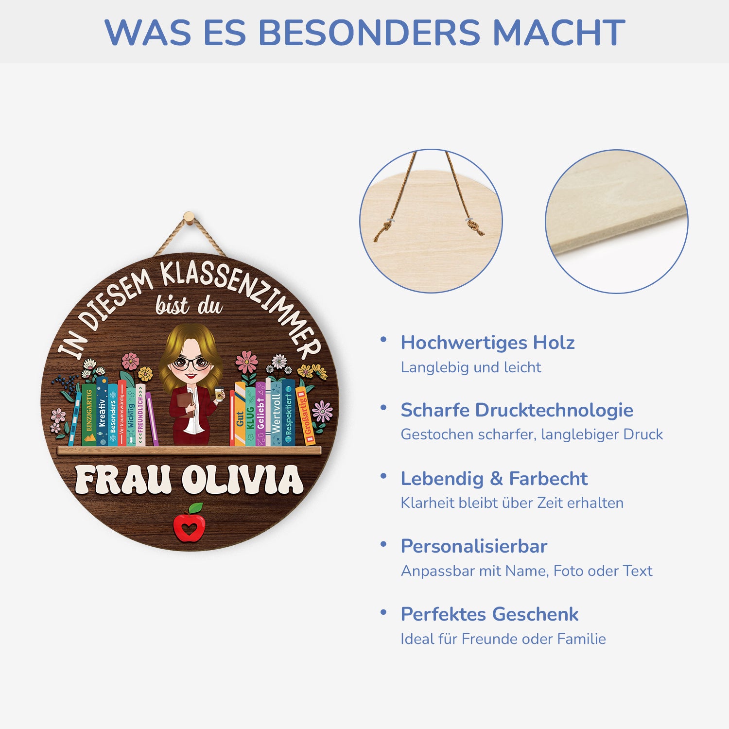 5107QGE4 in diesem klassenzimmer holzschild personalisiert_ lehrerin 5107QT6NT