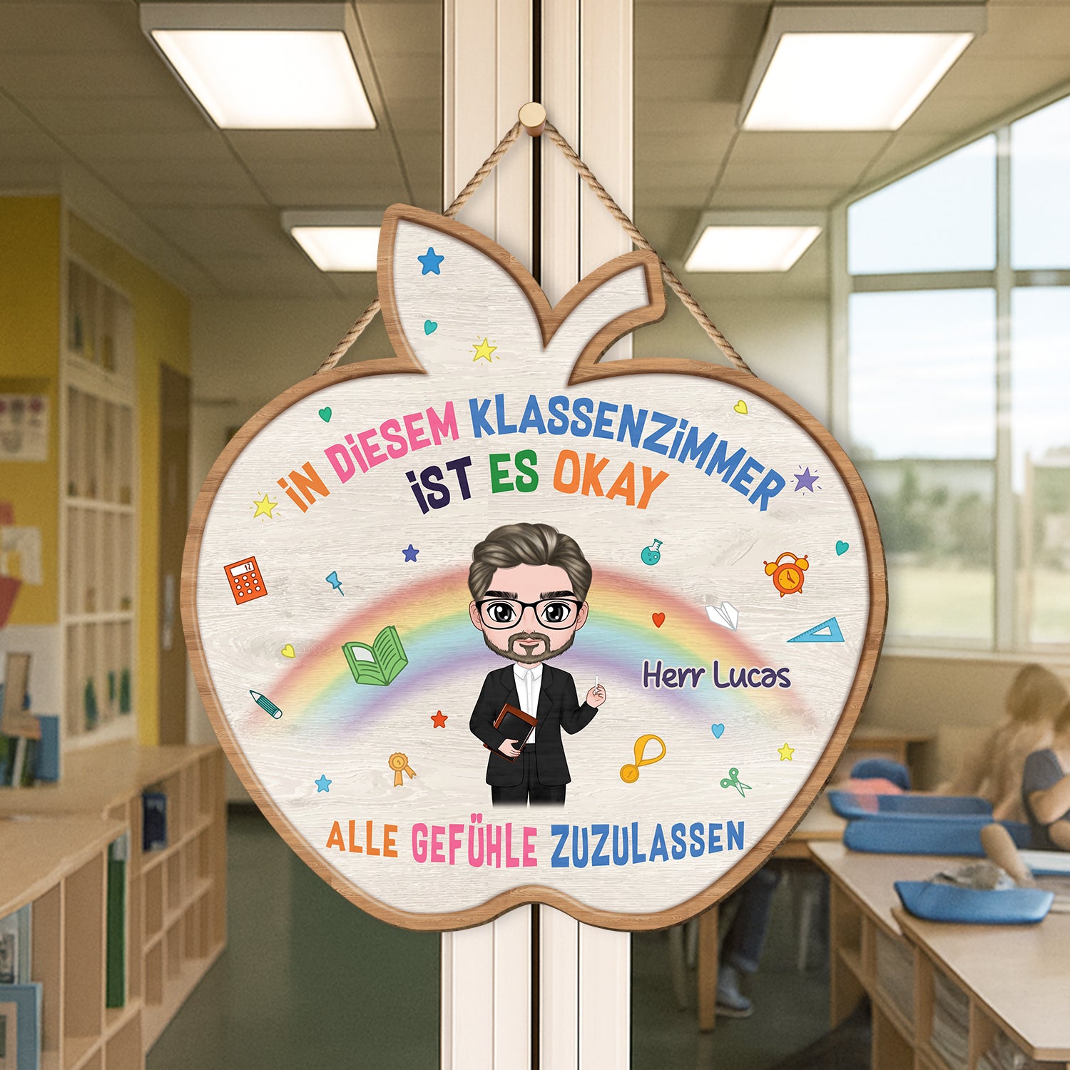 5119QGE2 in diesem klassenzimmer holzschild personalisiert_ lehrer lehrerin 5119Q36NT