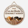 5125QGE1 alle gaste mussen vom hund genehmigt werden lustiges holzschild personalisiert_ hunde 5125Q3GNC