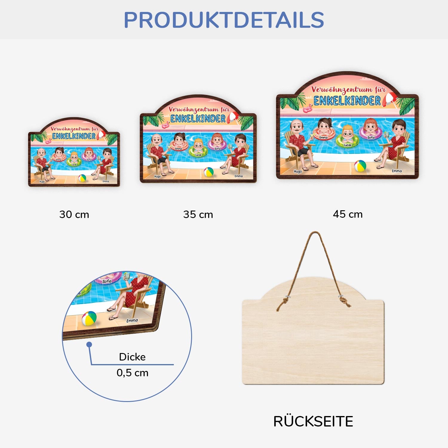 5127QGE3 verwohnzentrum fur enkelkinder holzschild personalisiert_ grosseltern familie 5127Q3MAI