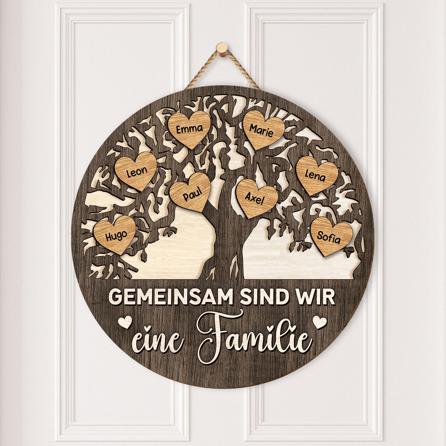 5128QGE2 familie das sind wir_ holzschild personalisiert_ familie 5128Q3TTI